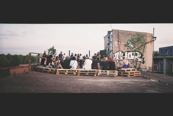 31 Banket Ostrava Dock rooftop party